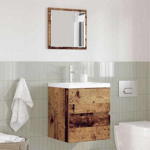 vidaXL Bathroom Cabinet Old Wood 41 x 38.5 x 45 cm Engineered wood