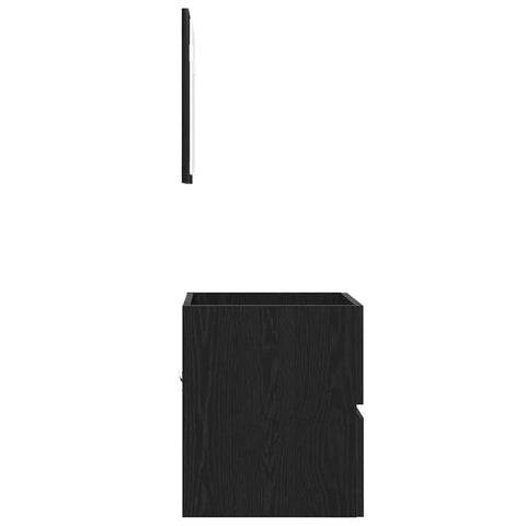 vidaXL Bathroom Cabinet Black Oak 41 x 38.5 x 45 cm Engineered wood