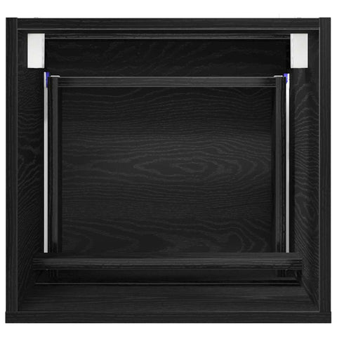 vidaXL Bathroom Cabinet Black Oak 41 x 38.5 x 45 cm Engineered wood