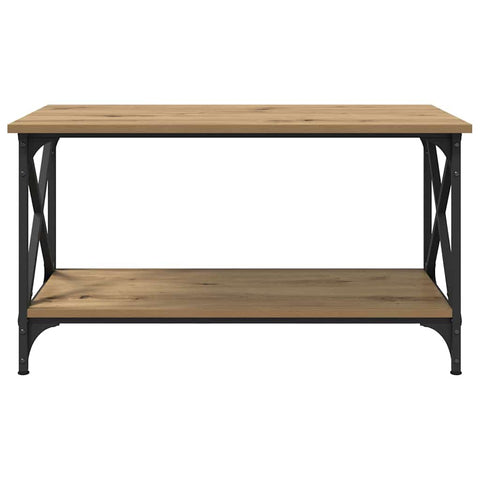 vidaXL Coffee Table Artisan oak 80 x 45 x 45.5 cm Engineered wood