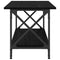 vidaXL Coffee Table Black oak 80 x 45 x 45.5 cm Engineered wood