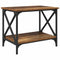 vidaXL Side Table with Shelf Old wood 55 x 38 x 45 cm Engineered wood