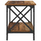 vidaXL Side Table with Shelf Old wood 55 x 38 x 45 cm Engineered wood