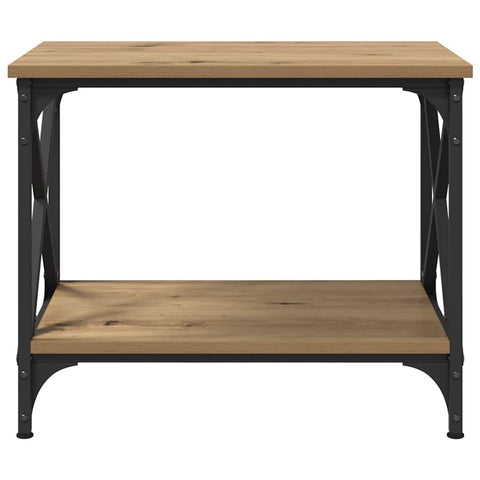 vidaXL Side Table Artisan oak 55 x 38 x 45 cm Engineered wood