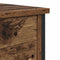 vidaXL Bedside Cabinet Old Wood 40x42x60 cm Engineered Wood