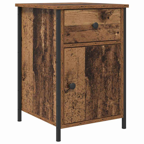 vidaXL Bedside Cabinet Old Wood 40x42x60 cm Engineered Wood