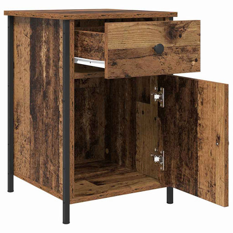 vidaXL Bedside Cabinets 2 pcs Old Wood 40x42x60 cm Engineered Wood
