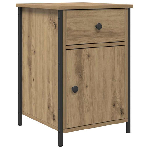 vidaXL Bedside Cabinet with Drawer 2 pcs Artisan oak 40 x 42 x 60 cm