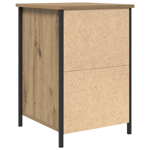 vidaXL Bedside Cabinet with Drawer 2 pcs Artisan oak 40 x 42 x 60 cm