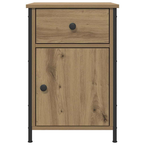 vidaXL Bedside Cabinet with Drawer 2 pcs Artisan oak 40 x 42 x 60 cm