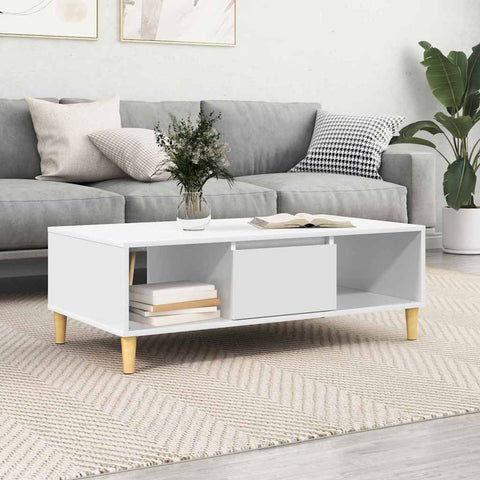 vidaXL Coffee Table White