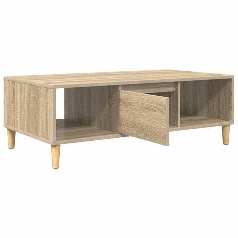 vidaXL Coffee Table Sonoma oak 103.5 x 60 x 35 cm Engineered wood