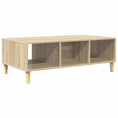 vidaXL Coffee Table Sonoma oak 103.5 x 60 x 35 cm Engineered wood