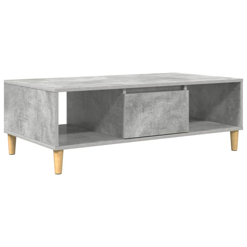 vidaXL Coffee Table Concrete grey 103.5 x 60 x 35 cm Engineered wood