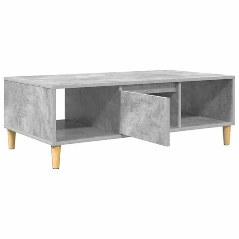 vidaXL Coffee Table Concrete grey 103.5 x 60 x 35 cm Engineered wood