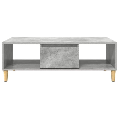vidaXL Coffee Table Concrete grey 103.5 x 60 x 35 cm Engineered wood