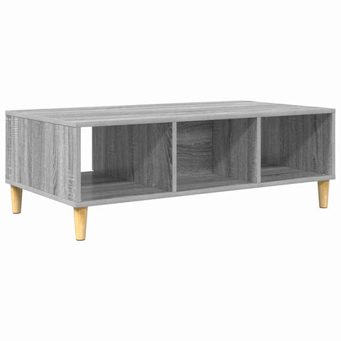 vidaXL Coffee Table Grey sonoma 103.5 x 60 x 35 cm Engineered wood