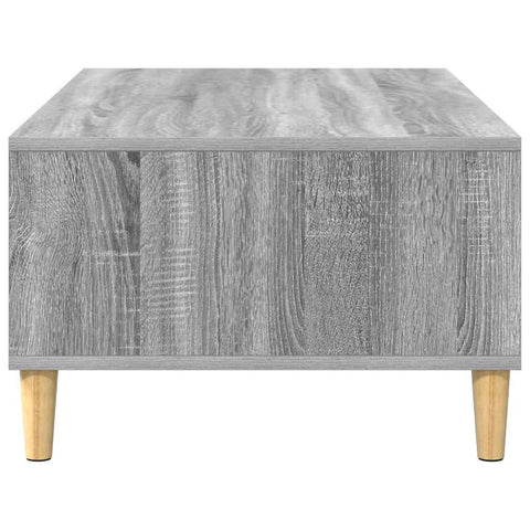 vidaXL Coffee Table Grey sonoma 103.5 x 60 x 35 cm Engineered wood