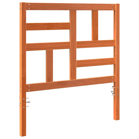 vidaXL Bed Headboard Wax brown 80.5 x 4 x 104 cm Solid pine wood