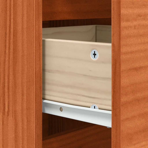 vidaXL Sideboard with Drawer Brown 111 x 34 x 75 cm Solid Pine wood