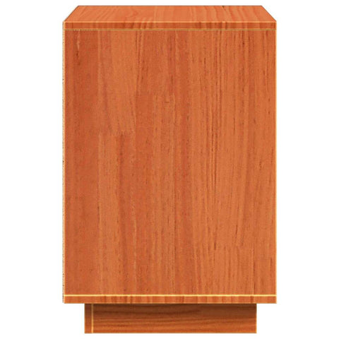 vidaXL Bedside Cabinet 2 pcs Wax brown 60 x 34 x 51 cm Solid pinewood
