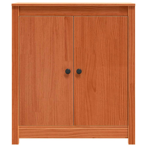 vidaXL Sideboard with Storage with Door Brown 70 x 35 x 80 cm Solid pine wood