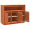 vidaXL Sideboard with Storage with Door Brown 104.5 x 34 x 80 cm Solid pine wood