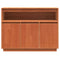 vidaXL Sideboard with Storage with Door Brown 104.5 x 34 x 80 cm Solid pine wood