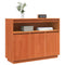 vidaXL Sideboard with Storage with Door Brown 104.5 x 34 x 80 cm Solid pine wood