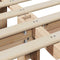 vidaXL with Storage White 200 x 200 cm Wood