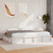 vidaXL with Storage White 200 x 200 cm Wood