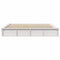 vidaXL with Storage White 200 x 200 cm Wood
