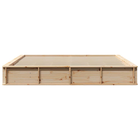 vidaXL with Storage Brown 180 x 200 cm Wood
