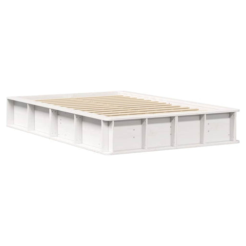 vidaXL with Storage White 120 x 200 cm Wood