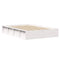 vidaXL with Storage White 120 x 200 cm Wood