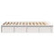 vidaXL with Storage White 120 x 200 cm Wood