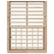 vidaXL with Storage Brown 140 x 190 cm Solid pine wood
