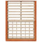 vidaXL with Storage Manual Wax brown 140 x 190 cm Solid wood
