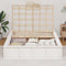 vidaXL with Storage White 120 x 190 cm Wood