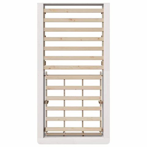 vidaXL with Storage White 80 x 200 cm Wood