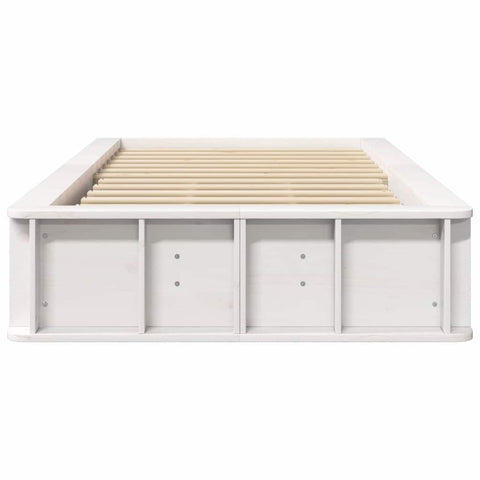 vidaXL with Storage Manual White 90 x 190 cm Wood