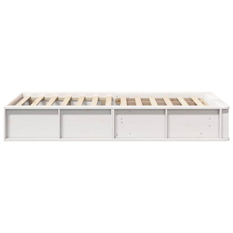 vidaXL with Storage Manual White 90 x 190 cm Wood