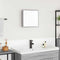 vidaXL LED Bathroom Mirror Grey Sonoma 40x8.5x37 cm Engineered Wood