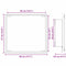 vidaXL LED Bathroom Mirror Grey Sonoma 40x8.5x37 cm Engineered Wood