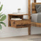 vidaXL Floating Nightstand Old Wood 40x31x27 cm Engineered Wood