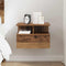 vidaXL Floating Nightstand Old Wood 40x31x27 cm Engineered Wood