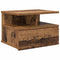 vidaXL Floating Nightstand Old Wood 40x31x27 cm Engineered Wood