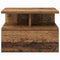 vidaXL Floating Nightstand Old Wood 40x31x27 cm Engineered Wood