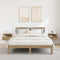 vidaXL Floating Nightstands 2 pcs Artisan Oak 40x31x27 cm Engineered Wood