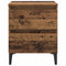 vidaXL Bedside Cabinet 2 pcs Old wood 40 x 35 x 50 cm Engineered wood